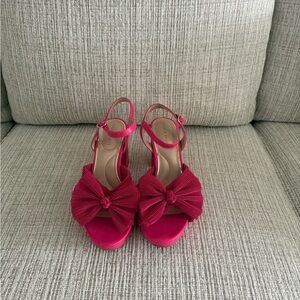 Kelly & Katie Pink Bow Heels- 8.5